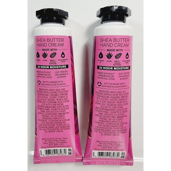 2 STRAWBERRY POUND CAKE Bath Body Works Shea Butter Hand Cream 1oz Each NEW - Picture 5 of 6